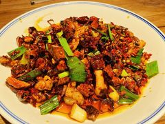 阴辣角炒板筋-树厨贵州菜(大十字店)