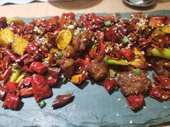 歌乐山辣子雪花牛肉-莲·中餐厅(成都首座万豪酒店)