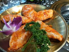 烤鸡翅-黑牛の場烤肉(摩天活力城店)