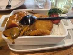 咖喱鸡排焗饭-本处·素食·融合料理(南油店)
