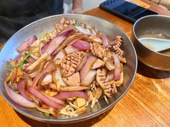 腰花青椒肉丝炒面-圳兴面王·拌川·特色炒面(南山保利剧院店)