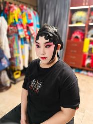 -胭脂猫京剧摄影