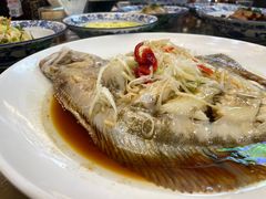 清蒸多宝鱼-襄平西海兴饭店