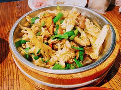 大盆有机菜花-呱呱叫民俗风味主题餐厅(沣峪口店)
