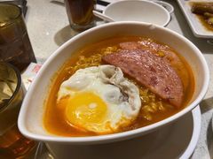 餐肉蛋出前一丁-香港新发烧腊茶餐厅(水围店)