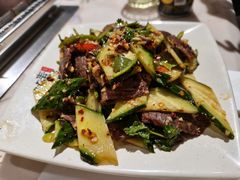 黄瓜拌牛肉-唛嘻哒烤串朝鲜族风味(金桥店)