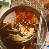 每次必吃的是烤牛肉和冷面,还有牛舌和板筋