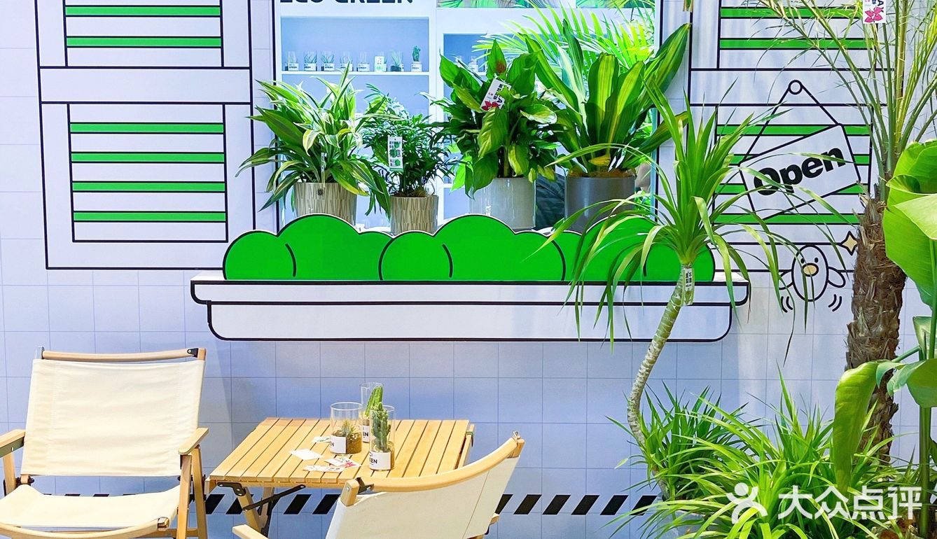 杭州探店｜商场里的一抹绿｜满满的春日气息