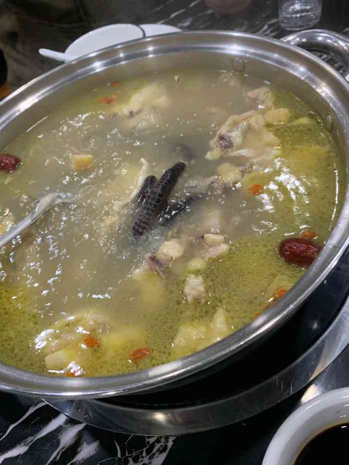 药膳光头鸡(玉祁店)-"来找朋友玩,正好路过来吃的,三个人,老板.