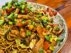 鸡肠牛肉炒面-跃跃鸡肠面(人民北路店)