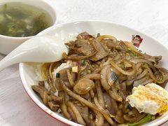 酱爆猪肝盖浇饭-常熟炒浇面馆(蓝旗街店)