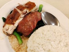 油鸡拼叉烧饭-永盈茶餐厅(中山四路店)