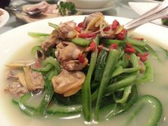 游水蜆肉煮勝瓜條-岭南小馆