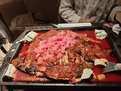 开胃酸萝卜烤鱼-江边城外烤全鱼(方庄时代购物中心店)