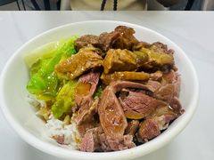 牛肉牛腩双拼饭-彬记牛肉粿