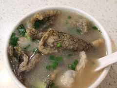 鱼皮云吞汤-明兴正宗潮州五彩鱼蛋粉面(中山六路店)