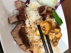 双拼咸鸭蛋饭-太兴烧味餐厅(香港机场店)