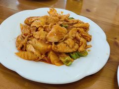 菠萝鸡片-聚发号清真菜馆