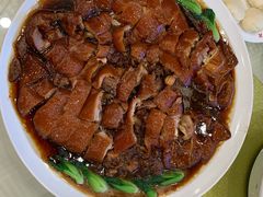 扒烧整猪头-怡园饭店-餐厅(四望亭店)