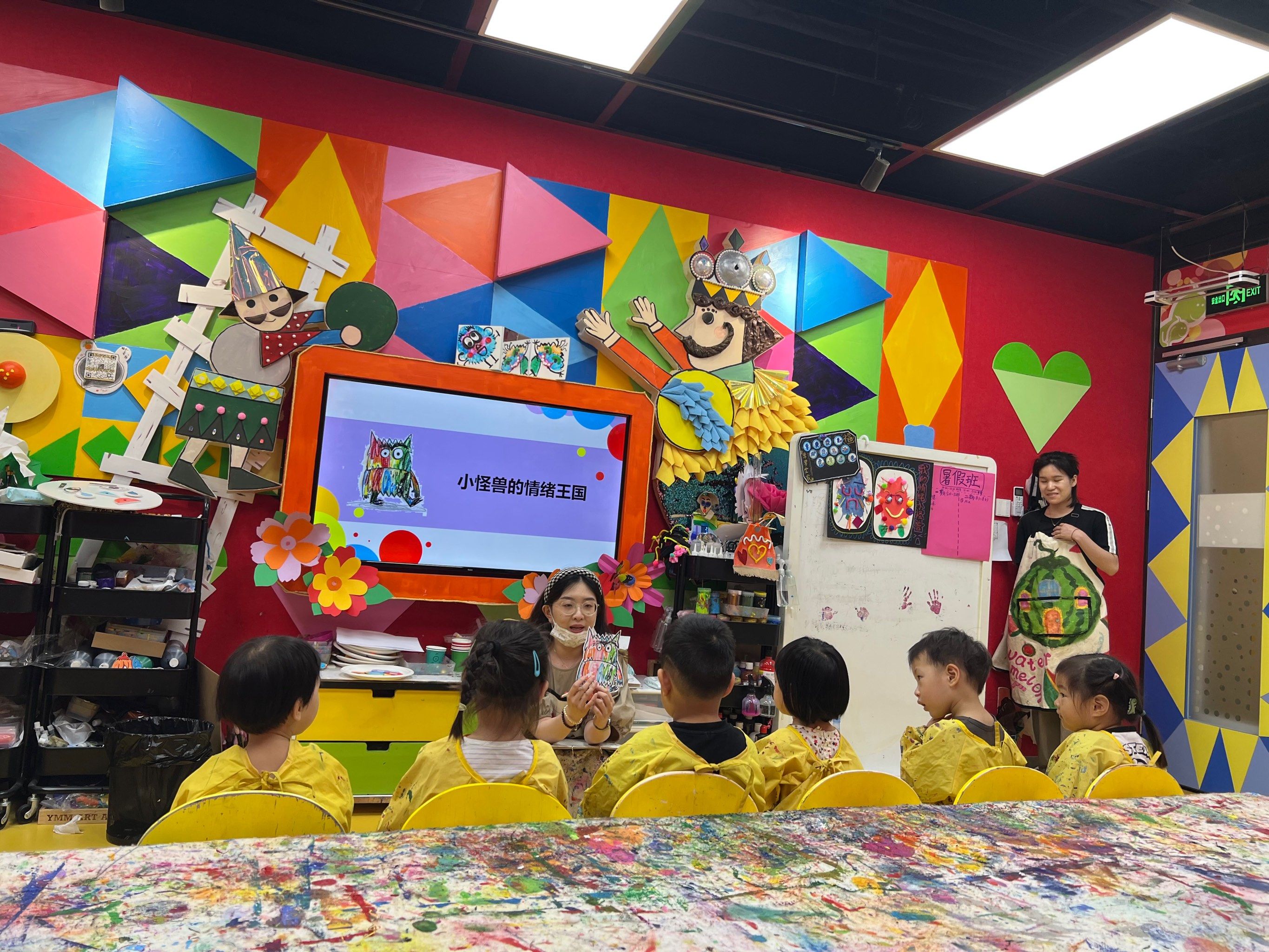 杨梅红 少儿美术课的天花板