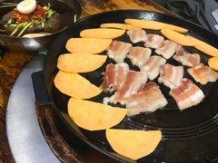 辣烤五花肉-海花锅盖烧烤店(怡馨家园店)