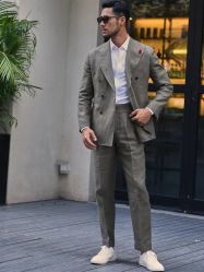 -怒马会 全麻衬西装高级定制