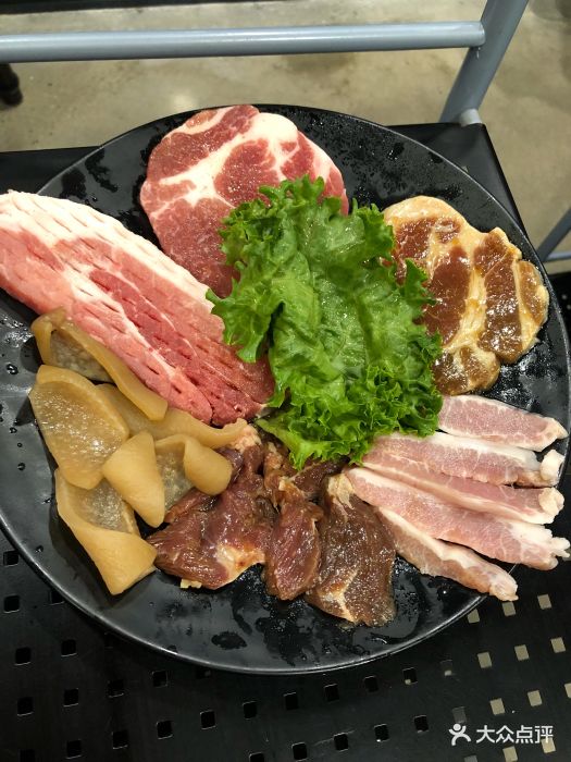 咕的咕的炭烤肉店(大渡河路店)厚猪肉拼盘图片 - 第3张