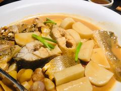 鲳鱼烧年糕-荣小馆(杭州大厦店)