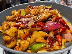 干锅肥肠-小河盐帮·私家菜·烤鸭(三元桥·霄云路店)