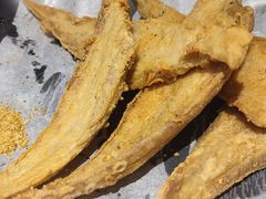 干炸舌头鱼-虾宝贝胶东海鲜·渔家菜(小西天店)