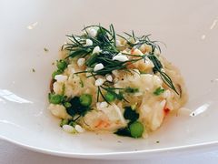 帝王蟹蟹肉烩饭配甜豆和莳萝-Jean Georges