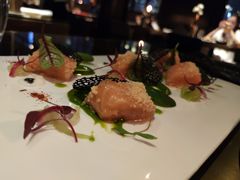 挪威三文鱼配法葱酱汁-AZUL by FUEL蓝色·法式酒馆(琶醍店)