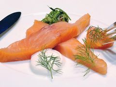 橡木烟熏三文鱼-迪拜帆船酒店海底餐厅