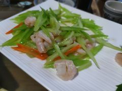 芹菜炒虾仁-陈炉印象