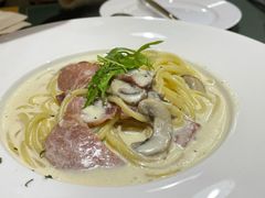 奶油腌肉蘑菇面-LUCCA卢卡西班牙海鲜饭(远洋广场店)