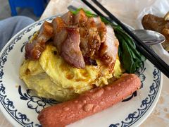 碳火叉烧滑蛋饭-渔记茶餐厅(渔村店)