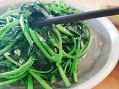蒜蓉番薯叶-竹语饭香·原生态农庄·烧鸡·竹筒饭·河鲜(森林海白水寨店)