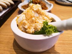 农家鸡蛋拌蒜-山东宾馆·齐鲁苑餐厅
