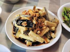 蛤蜊肉拌茄子-华春餐馆(鱼山路店)
