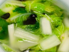 青菜粉丝肉圆汤-老头儿油爆虾(金鹰世界店)