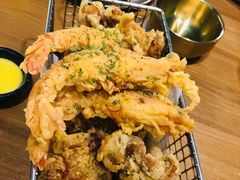 炸鱿鱼拼虾-HOTISLAND海鸡岛·韩国料理(江南西店)