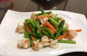 Baked Shrimp with Asparagus