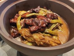 慢火苦瓜烧花猪肉-柴门头啖汤·经典川菜·慢火汤品(锦城万达店)