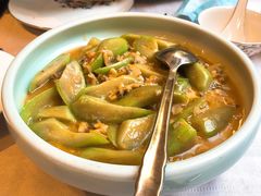 虾皮蛤肉烩广东胜瓜-上海老站(徐家汇店)
