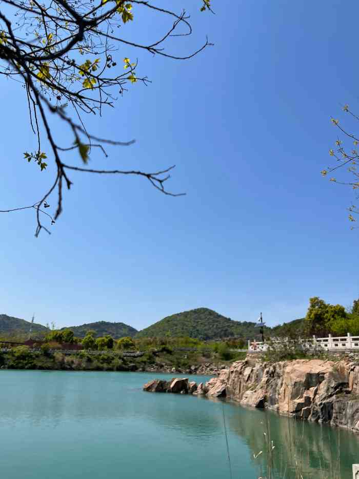 寿桃湖风景区-"交通:就在地铁一号线木渎站附近,走几分.
