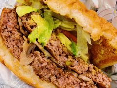 蘑菇牛肉汉堡-FATBURGER 特富客汉堡(外交公寓店)