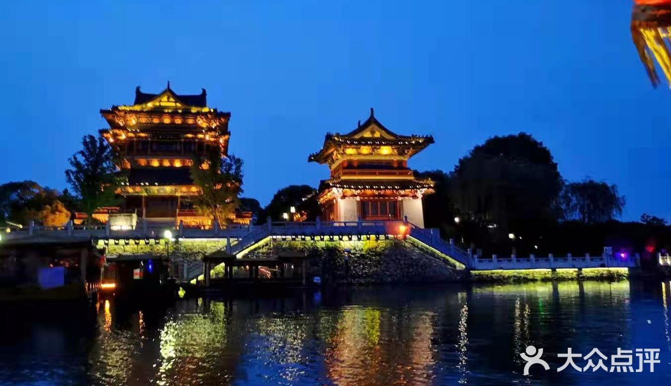 泰州凤城河夜景追黄浦