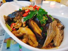撕骨肉拌茄子-百味饺子城•海鲜家常菜(秦皇岛店)