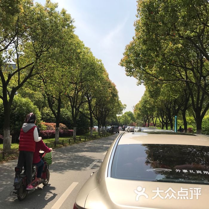 贡湖湾湿地公园停车场图片