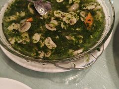 荠菜蘑菇烩虾仁-长兴菜馆(高桥店)